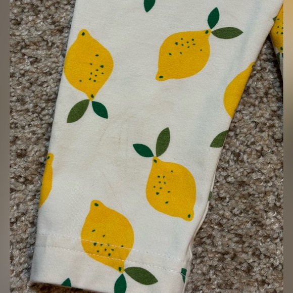 Hanna Andersson 2T Lemon Print Crop Leggings | spring | summer | play - Picture 5 of 8